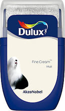 Dulux Walls And Ceilings Tester Paint, Fine Cream Matt, 30 Ml