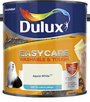 Dulux Easycare  Matt Emulsion Paint For Walls And Ceilings - Apple White  2.5L