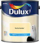 Dulux Walls & Ceilings Matt Emulsion Paint, Vanilla Sundae, 2.5 Litres