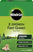 Miracle-Gro Evergreen Fast Green Lawn Food, 80 Sq M Coverage (Child And Pet Friendly)