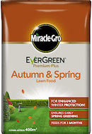 Miracle-Gro Evergreen Premium Plus Autumn & Spring Lawn Food 8 Kg - 400 M2, Green