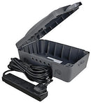 Masterplug Weatherproof Electric Box For Outdoors Four Socket 10 Metre Extension Lead Dark Grey
