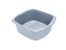 Addis Eco 100% Recycled Plastic Large Rectangular Washing Up Bowl, 9.5L Light Grey