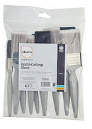 Harris Essentials Walls & Ceilings And Woodwork 10 Pack Emulsion Paint Brushes