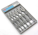 6Pc Flat Wood Bit Set