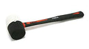 Hilka 62303016 16 Oz Double Faced Rubber Mallet, White,Black
