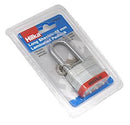 Hilka 70606040 Long Shackle Laminated Padlock, 40 Mm