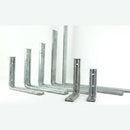 Galv Fluted Angle Bracket 12X10