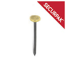 Brass headed pic pins Brass (10)