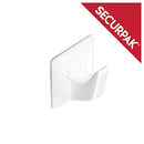 Self adhesive hook White M (3)