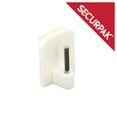 Self adh.curtainrod hook White(2)