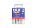Forgepack Expansion Wall Plugs - Rimless | M10 X 50Mm | Nylon | Pack 12