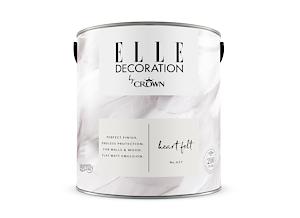 Elle Decoration By Crown 2.5L Flat Matt Emulsion Paint - Heart Felt No 621