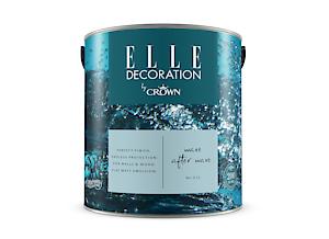 Elle Decoration By Crown 2.5L Flat Matt Emulsion Paint - Wave After Wave No 212
