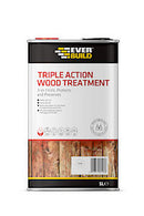 Everbuild – Triple Action  Wood Treatment  5 Litre