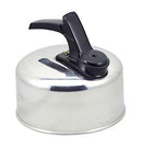 Pendeford Whistling Kettle,Polished Traditional Aluminium- Silver 2 Litre