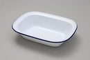 10.5" Enamel Oblong Pie Dish