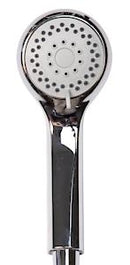 Croydex Amalfi Replacement Shower Head/Handset, Chrome Plated ABS Plastic