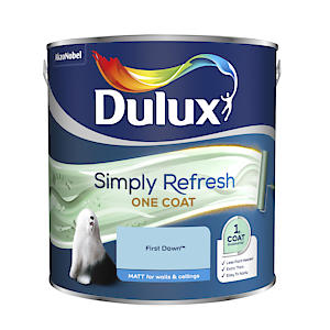 Dulux Simply Refresh Matt Emulsion Paint - First Dawn - 2.5L, 5382900