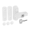 Doorjammer Lock White 65Mm S1042L