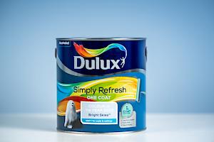 Dulux Simply Refresh One Coat Matt Emulsion Paint - Bright Skies - 2.5 Litre, 5599874