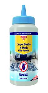 Insect Puffer Zero In Carpet Beetle & Moth Killer Powder - 250G – Puffer Pack – UK ...