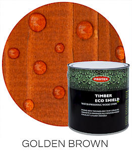 Protek Timber Eco Shield - Golden Brown 2.5 Litre