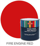 Protek Wood Stain And Protect 2.5L - Fire Engine Red