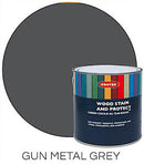 Protek Wood Stain And Protect - 1 Litre - Gun Metal Grey