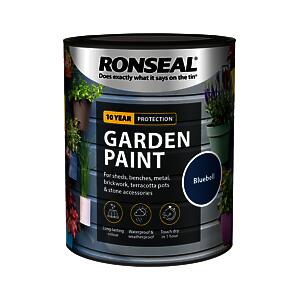 Ronseal Rslgpblub750 Gpblub750 Garden Paint Bluebell 750Ml, 750 Ml