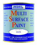 Bedec Msp Multi-Surface Paint 250Ml White Matt