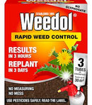 Weedol Rapid Concentrated Weed killer Tubes Pack of 3