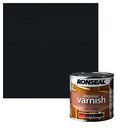 Ronseal Interior Wood Varnish - Graphite - Gloss - 250Ml