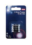 Lyvia Electrics 5 Amp Fuses to BS1362 Standard Pack Of 4