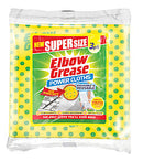 Elbow Grease Power Cloths With Scrub Dots Reusable Washable Extra Large Pack Of 3, Yellow