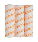 Ham Trade 9" Med Pile Sleeves 3Pk, White/Orange
