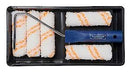 Hamilton For The Trade 7 Piece Medium Pile Paint Roller Set With Tray, 4", White/Orange/Blue