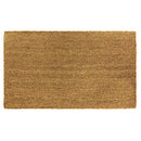 Jvl Manor Plain Natural Coir Backed Door Mat, Latex, Brown, 40 X 60 Cm