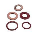 Assorted fibre washers (6)