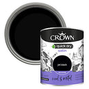 Crown Quick Dry Gloss Interior & Exterior Jet Black 750ml