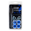 Gripit GRIP IT TV Plasterboard Fixings Wall Bracket Holds 113kg