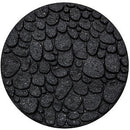 Eco Garden Recycled Rubber Stepping Stone River Rock Grey