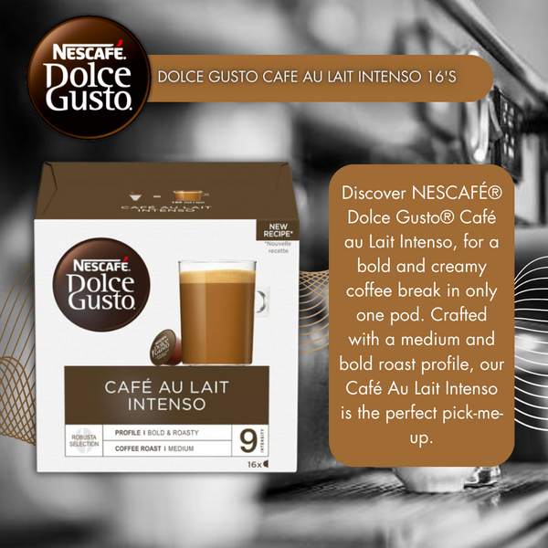 Dolce Gusto Cafe Au Lait Intenso 16's