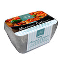 Kingfisher Food Containers, Transparent, 1000 Ml, Pack Of 4