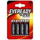 Eveready Silver Aa Batteries 4 Pack