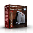 2000W Flat Fan Heater Hea1927Ge