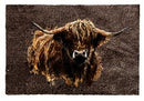 Washable Lux Door Mat - Cow