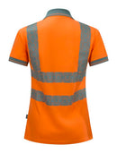 Ewear Recyclable Womens Hi Vis S/S Polo Shirt Or ALL SIZES