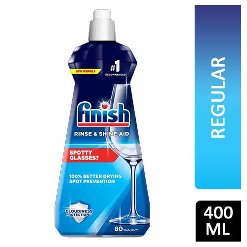 Finish Shine and Dry Rinse Aid 400ml with Spot Prevension