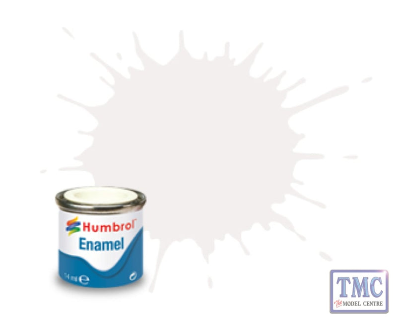 Humbrol Model Paint - Aa0240 No 22 White - Gloss 14Ml